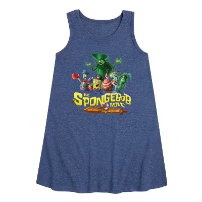 Платье для девочек SpongeBob SquarePants, темно-синее