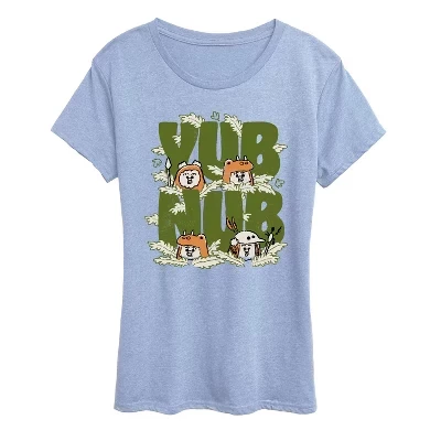 Женская футболка Star Wars Yub Nub, синяя