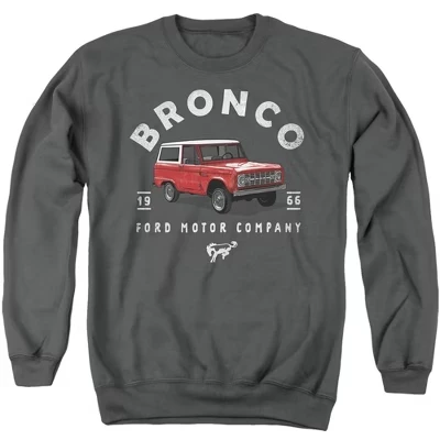 Мужская толстовка ford bronco illustrated, антрацитовая