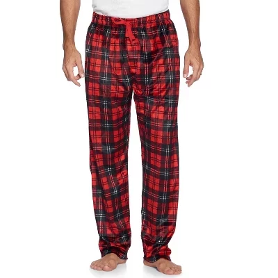Мужские пижамные штаны ashford & brooks микрофлис, черные