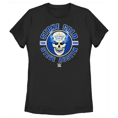 Женская футболка с логотипом Steve Austin Texas Venom от Stone Cold, черная