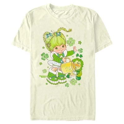 Мужская футболка Lucky Clovers бежевого цвета