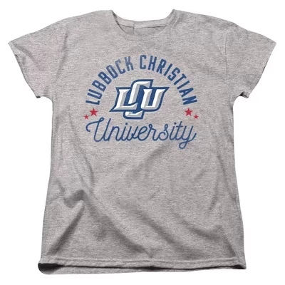 Женская футболка Lubbock Christian University Chaparrals от athletic heather