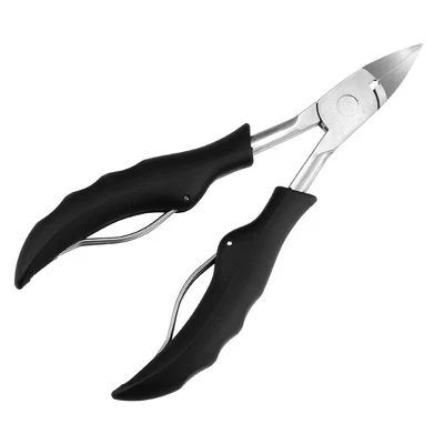 Кусачки для ногтей Unique Bargains из нержавеющей стали, черные