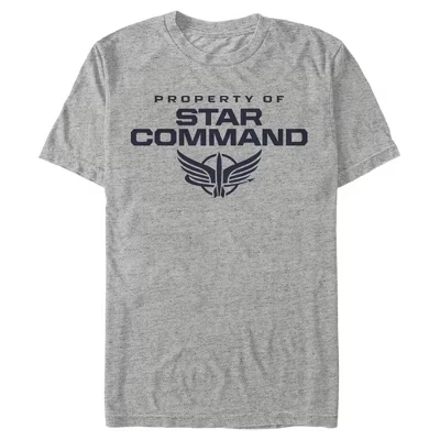 Men's Lightyear Property of Star Command T-Shirt athletic heather