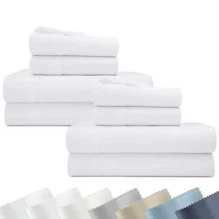 california king - 2 pack / white
