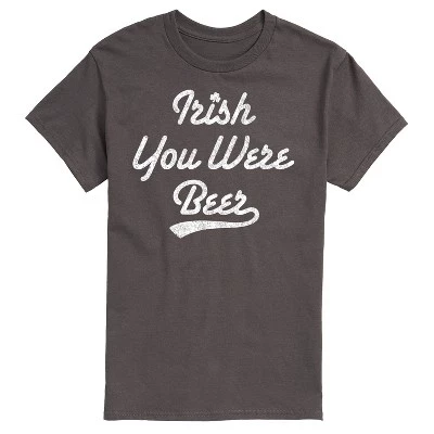 Мужская футболка Instant Message Irish Beer, темно‑серая
