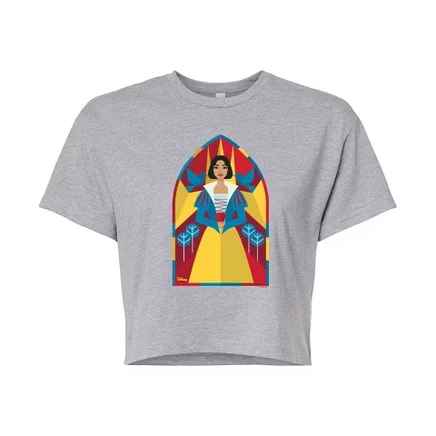 Женская футболка Snow White «Витраж», серая