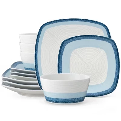 Набор посуды Noritake Colorscapes, 12 предметов, голубой
