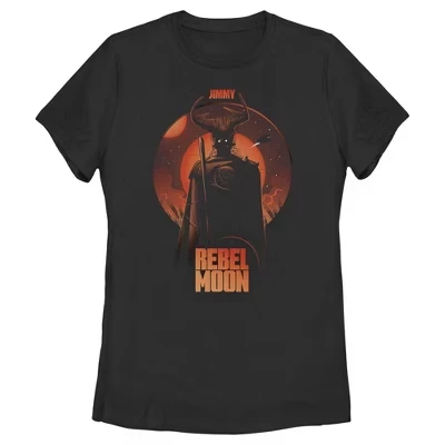 Женская футболка Rebel Moon «Воин Джимми», черная