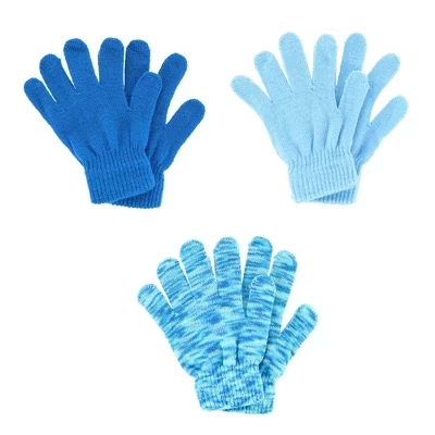 Детские перчатки Polar Extreme Magic Knit, 3 пары, голубые