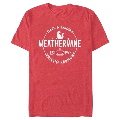 Мужская футболка с логотипом Wednesday Weathervane Cafe