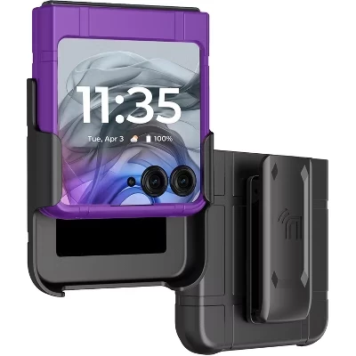 Чехол Nakedcellphone Motorola RAZR с клипсой, фиолетовый
