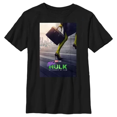 Футболка для мальчиков Marvel She-Hulk, черная