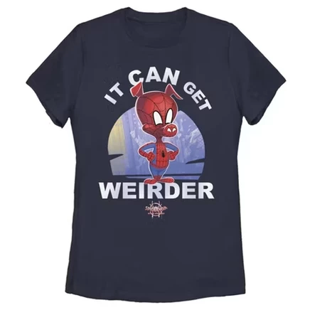Женская футболка Marvel Spider-Ham, темно-синяя