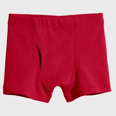Детские трусы‑боксеры City Threads из органического хлопка, красные