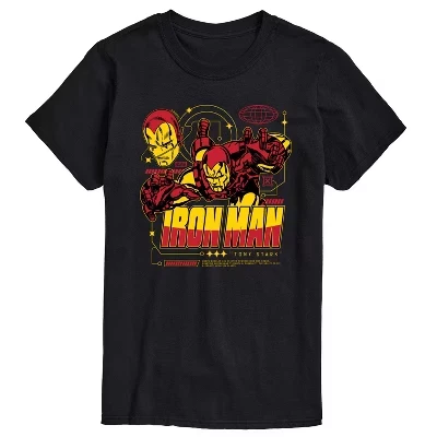 Мужская футболка Marvel «Iron Man Im Dark», чёрная