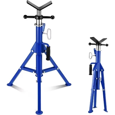 Стойка для труб COZONY V-Head регулируемая 71–132 см, 1134 кг, синяя