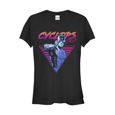 Женская футболка X-Men Retro Cyclops для юниоров, черная