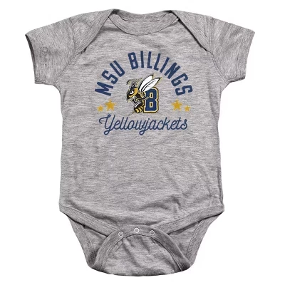 Боди NCAA для младенцев Montana State Billings, серое