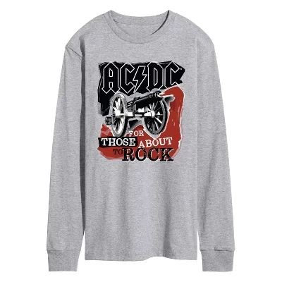 Мужская футболка с длинным рукавом и графическим рисунком Rock Strokes athletic heather