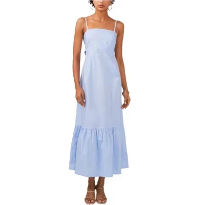 Женское платье CeCe Bow Back Maxi, синее