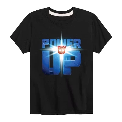 Футболка с коротким рукавом и графическим принтом Power Up черного цвета