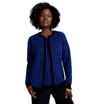 sapphire houndstooth