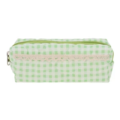 Косметичка Unique Bargains на шнурке, полиэстер, зеленая