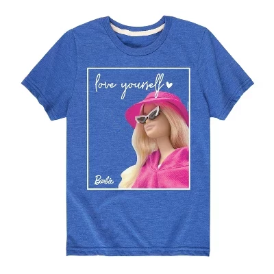 Футболка для мальчиков Barbie «Люби себя», синяя