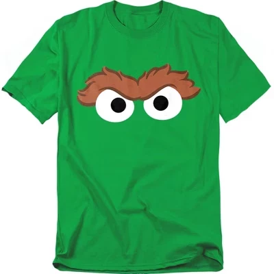 Мужская футболка Oscar The Grouch Eyes от Oscar The Grouch Eyes