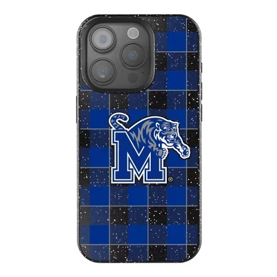 Чехол для мобильного телефона NCAA AAC Universities в клетку с блестками для Apple iPhone memphis tigers