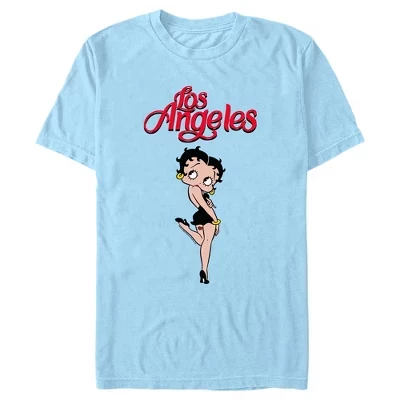 Мужская футболка Los Angeles Betty светло-голубого цвета