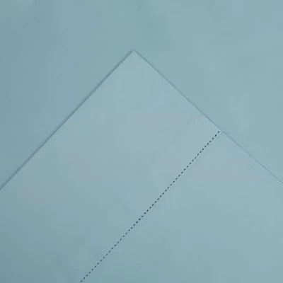 Количество нитей 525 Штапельный хлопчатобумажный сатин 2 шт наволочки для подушек синего цвета