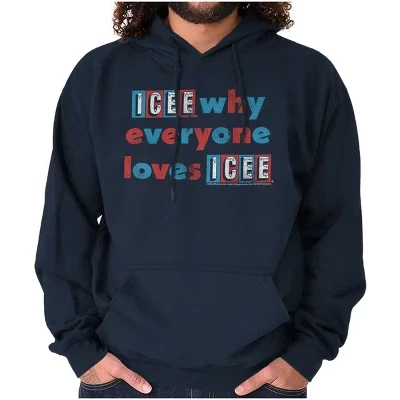 Почему все любят толстовку с капюшоном Icee Logo Pun Толстовка с капюшоном для женщин и мужчин Лицензированная