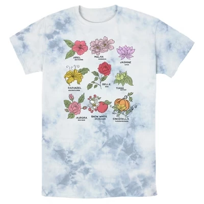 Мужская футболка Princess Floral Chart с цветочным рисунком многоцветная
