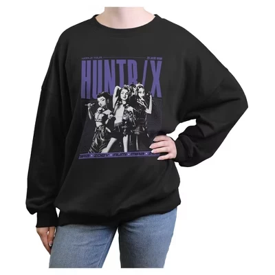 Толстовка Huntrix World Tour Idols для юниорок и женщин черная