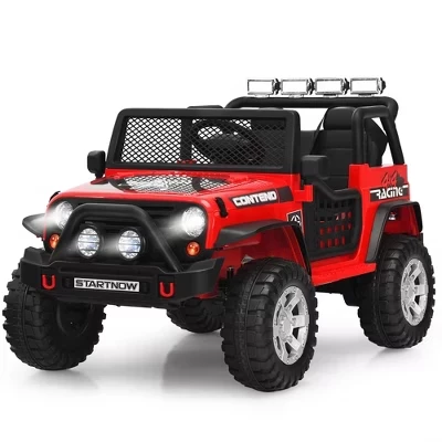 Детский электромобиль Costway 12V с пультом, красный