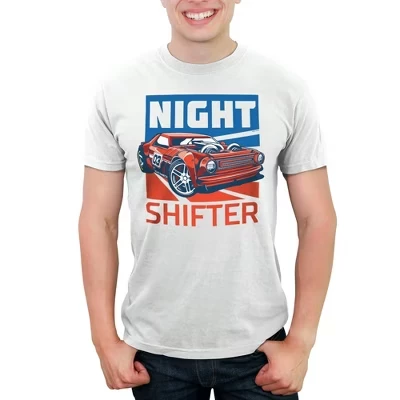 Мужская футболка Night Shifter белого цвета