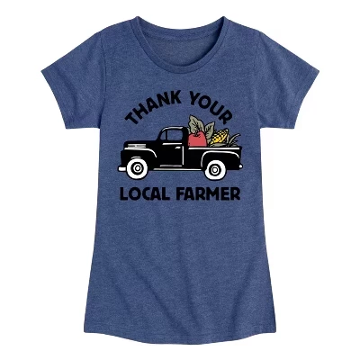 Футболка Thank Your Local Farmer с коротким рукавом и рисунком в обтяжку