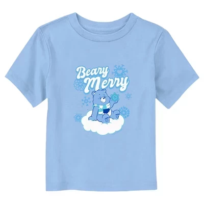 Футболка для девочек Care Bears Grumpy Bear, голубая
