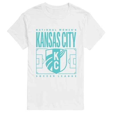 Мужская футболка с коротким рукавом Kansas City Current Center Field, белая