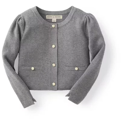 Кардиган Milano Stitch для девочек, светло-серый