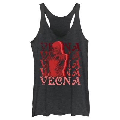 Женская красная майка Vecna Racerback с набивным рисунком