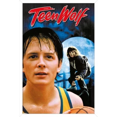 Рамочный постер Teen Wolf (1985), белый