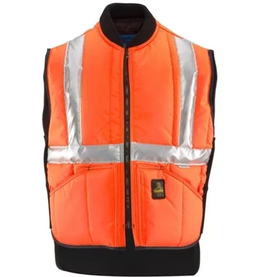 Спецодежда HiVis Iron-Tuff Vest - Защита от холода, высокая видимость, водоотталкивающая, прочная спецодежда оранжевого цвета