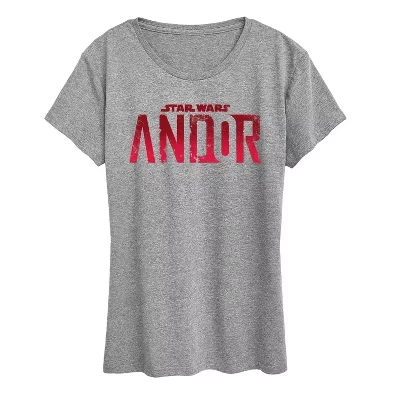 Женская футболка Marvel Andor Logo, серая