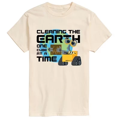 Мужская футболка с коротким рукавом Cleaning the Earth с графическим рисунком кремового цвета