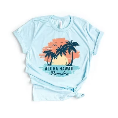 Женская футболка Simply Sage Market Aloha Hawaii, синяя