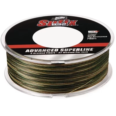Плетеный шнур sufix 832 advanced superline 549 м, камуфляжный